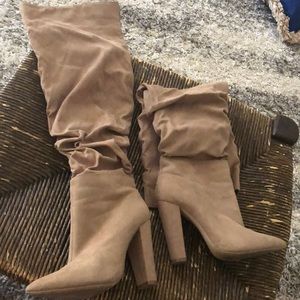 Tan boots